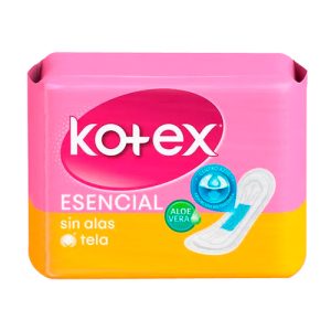 Kotex Esencial sin Alas. 10 Unidades